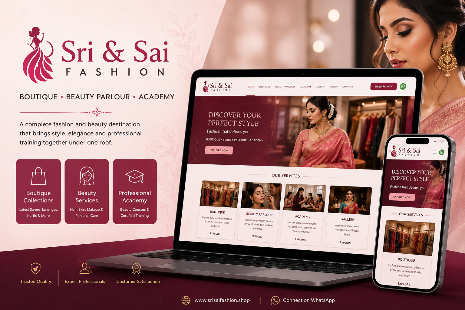 Sri & Sai Fashion Website
